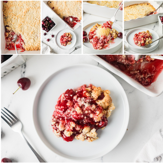 Cherry Cobbler (with a Cake Mix)