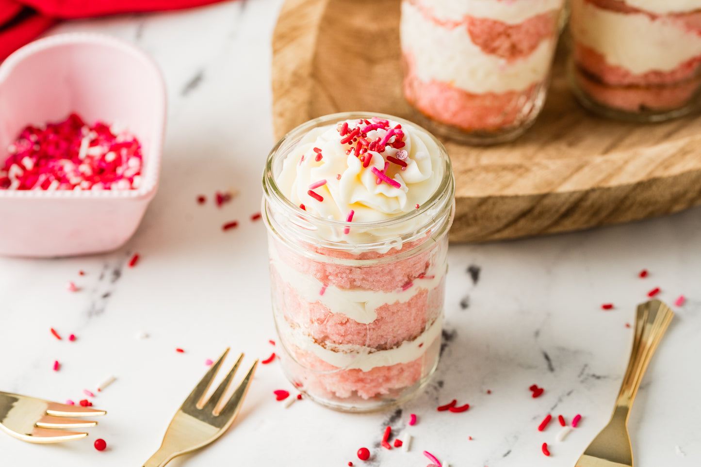 Valentine's Day Cake in a Jar Semi-Exclusive