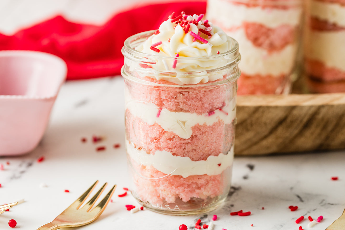 Valentine's Day Cake in a Jar Semi-Exclusive