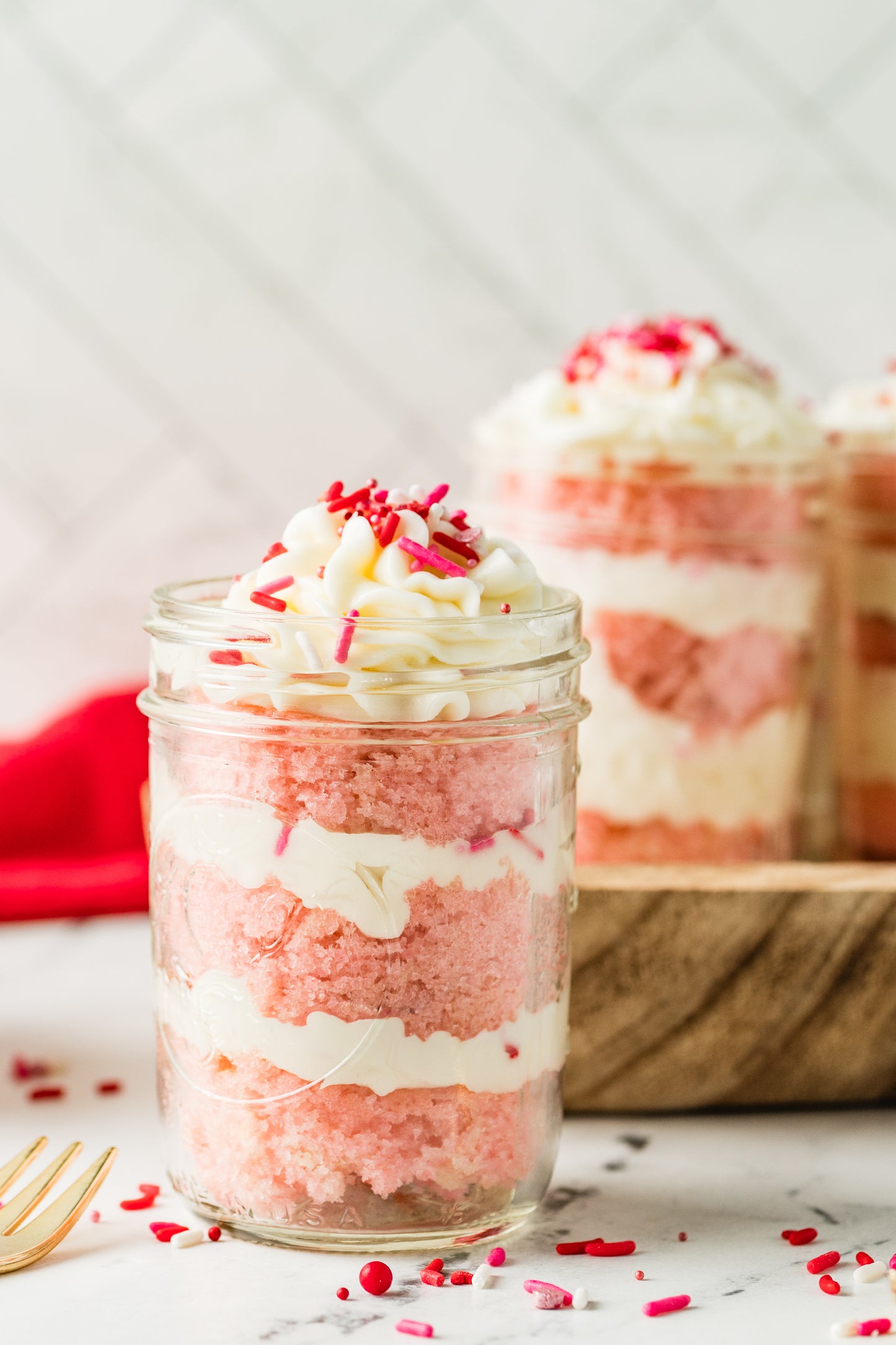 Valentine's Day Cake in a Jar Semi-Exclusive