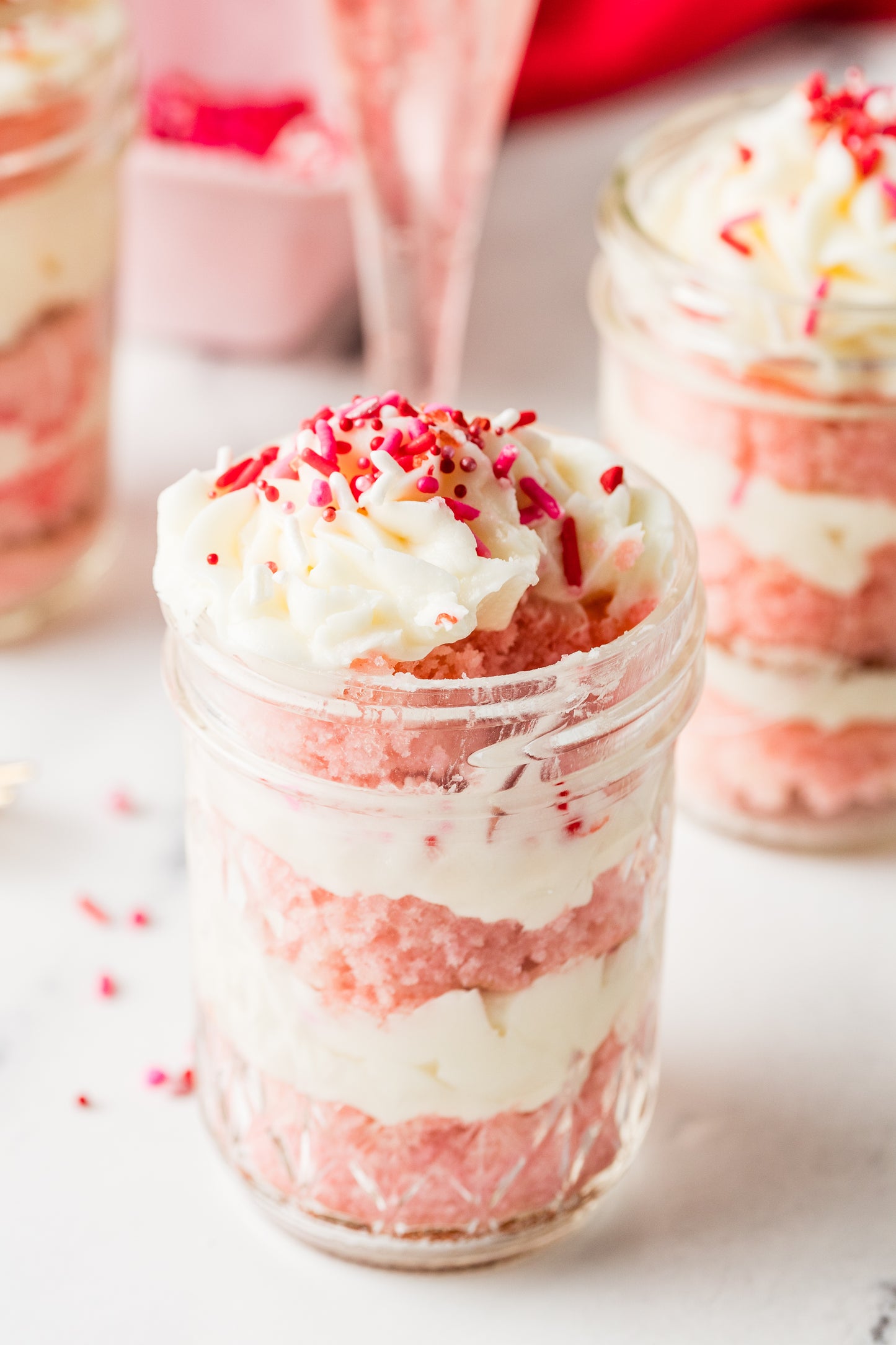 Valentine's Day Cake in a Jar Semi-Exclusive