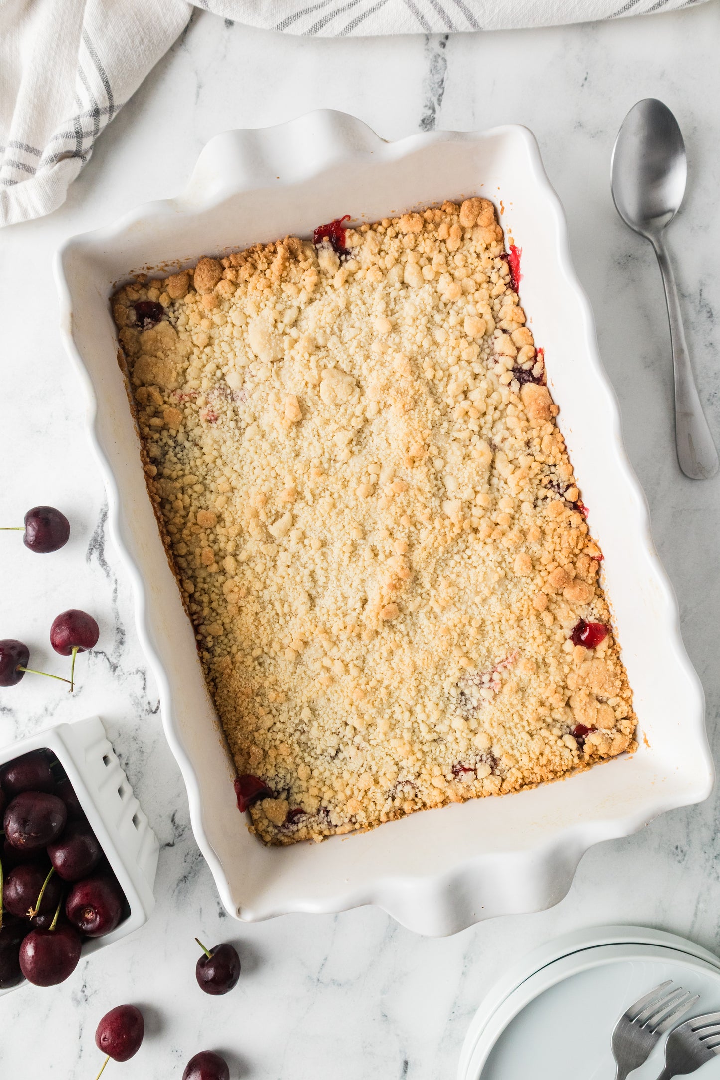 Cherry Cobbler (with a Cake Mix)