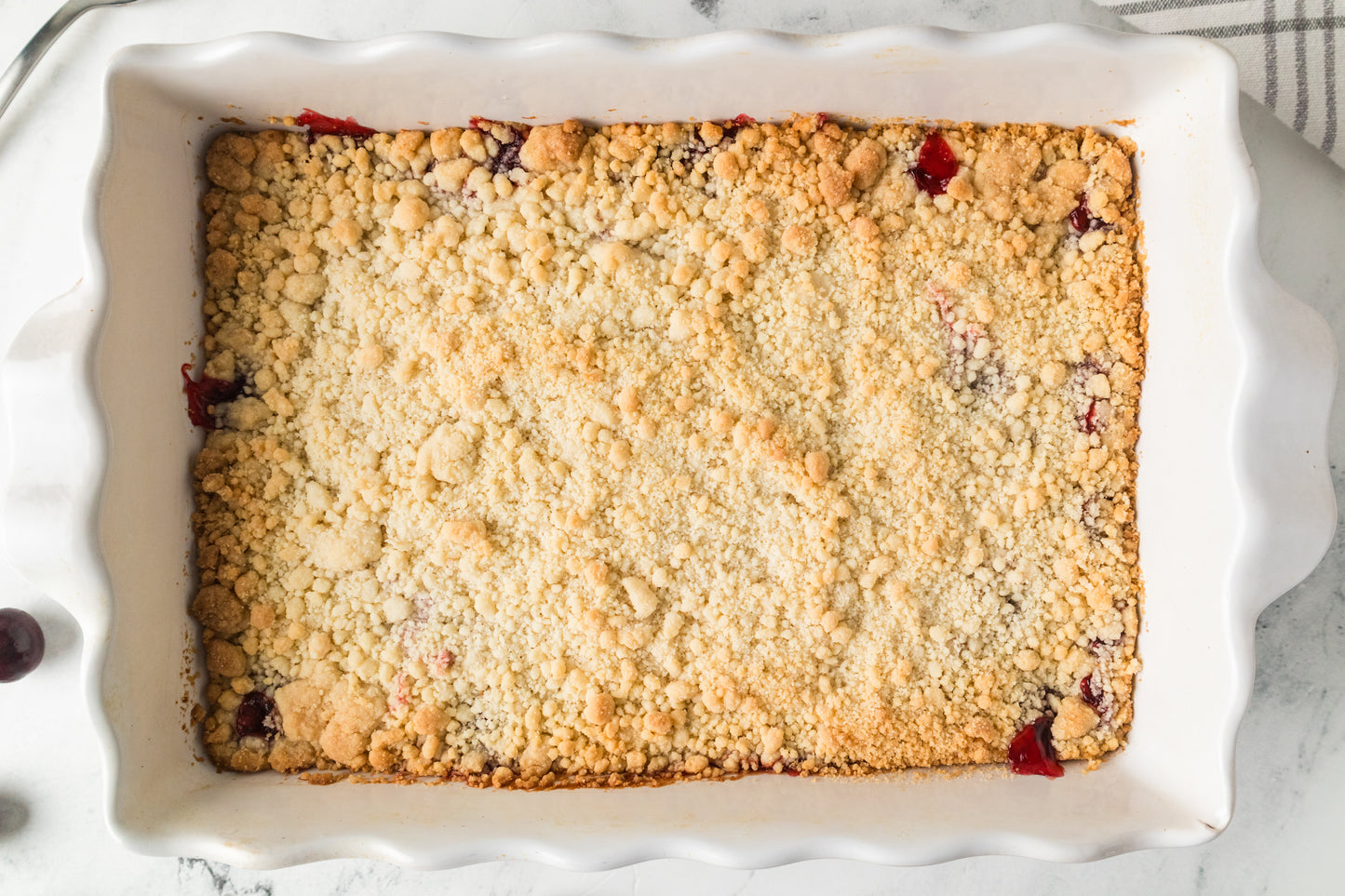 Cherry Cobbler (with a Cake Mix)
