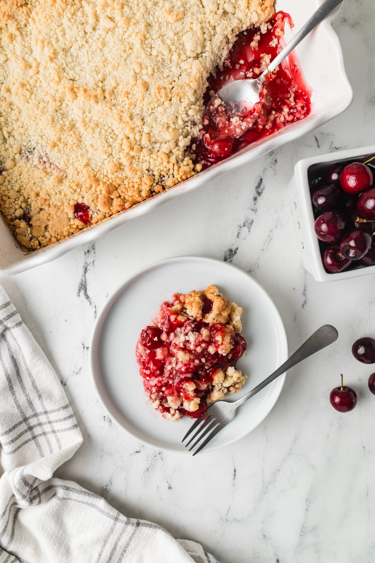 Cherry Cobbler (with a Cake Mix)