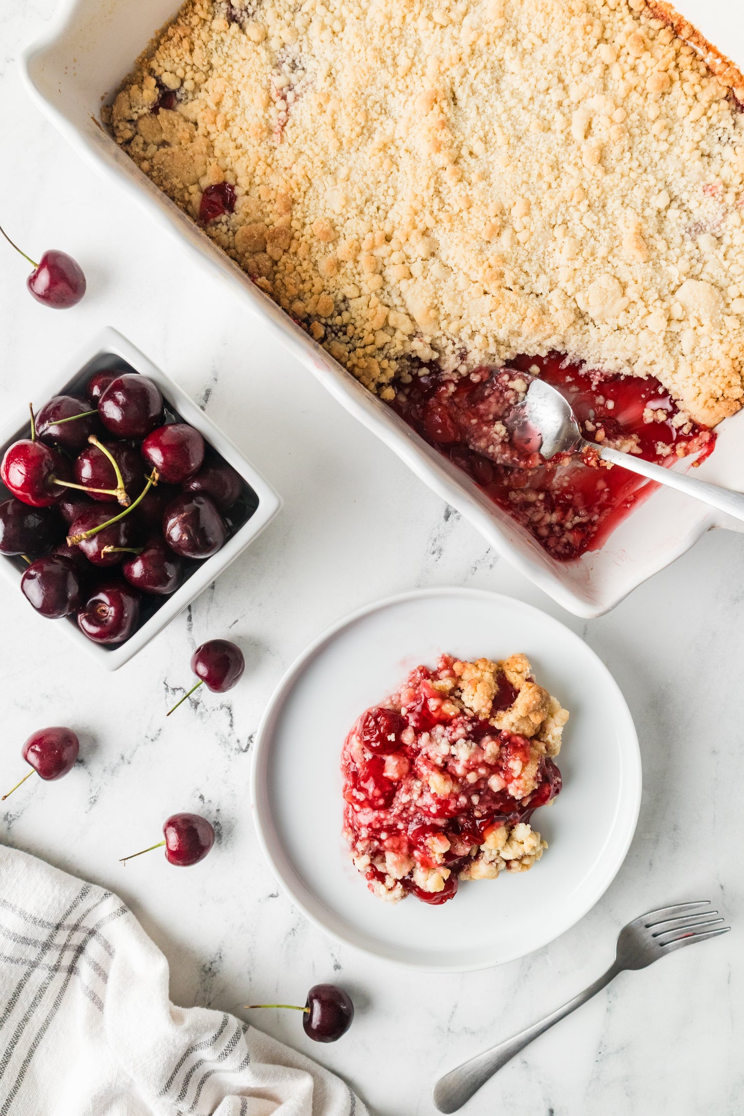 Cherry Cobbler (with a Cake Mix)