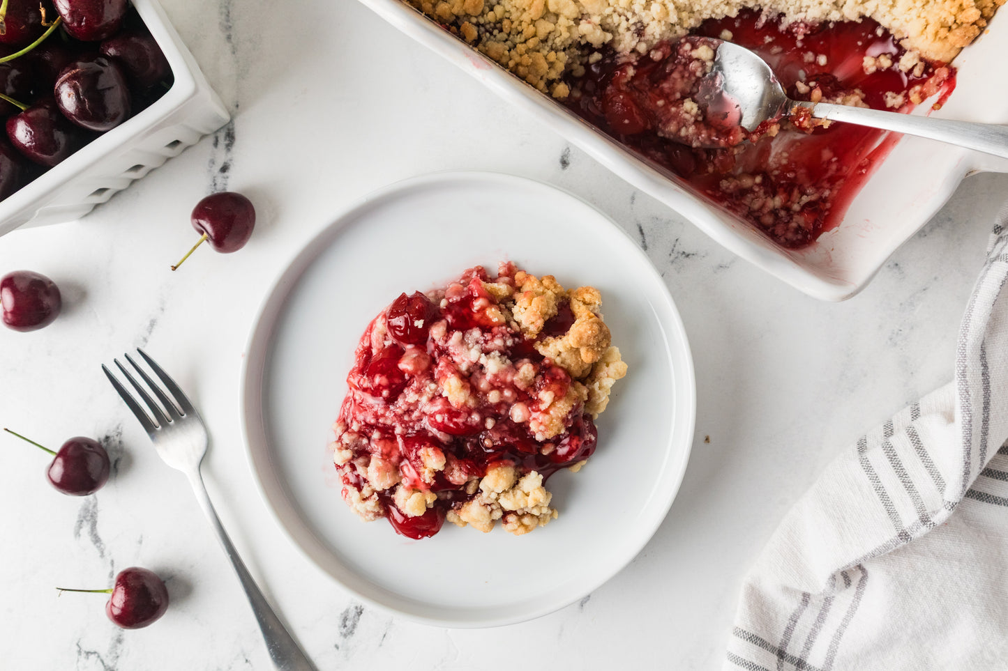 Cherry Cobbler (with a Cake Mix)