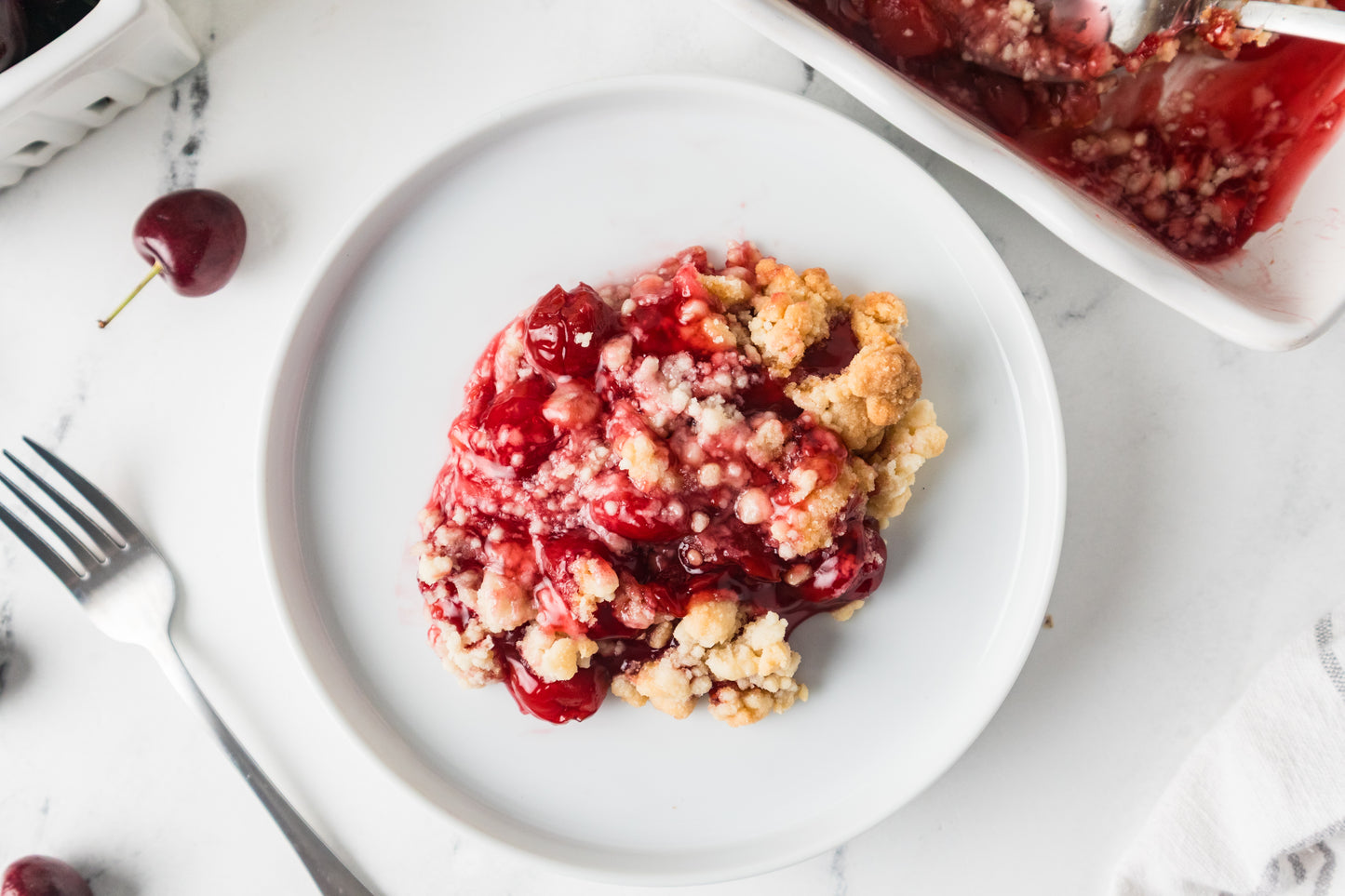 Cherry Cobbler (with a Cake Mix)