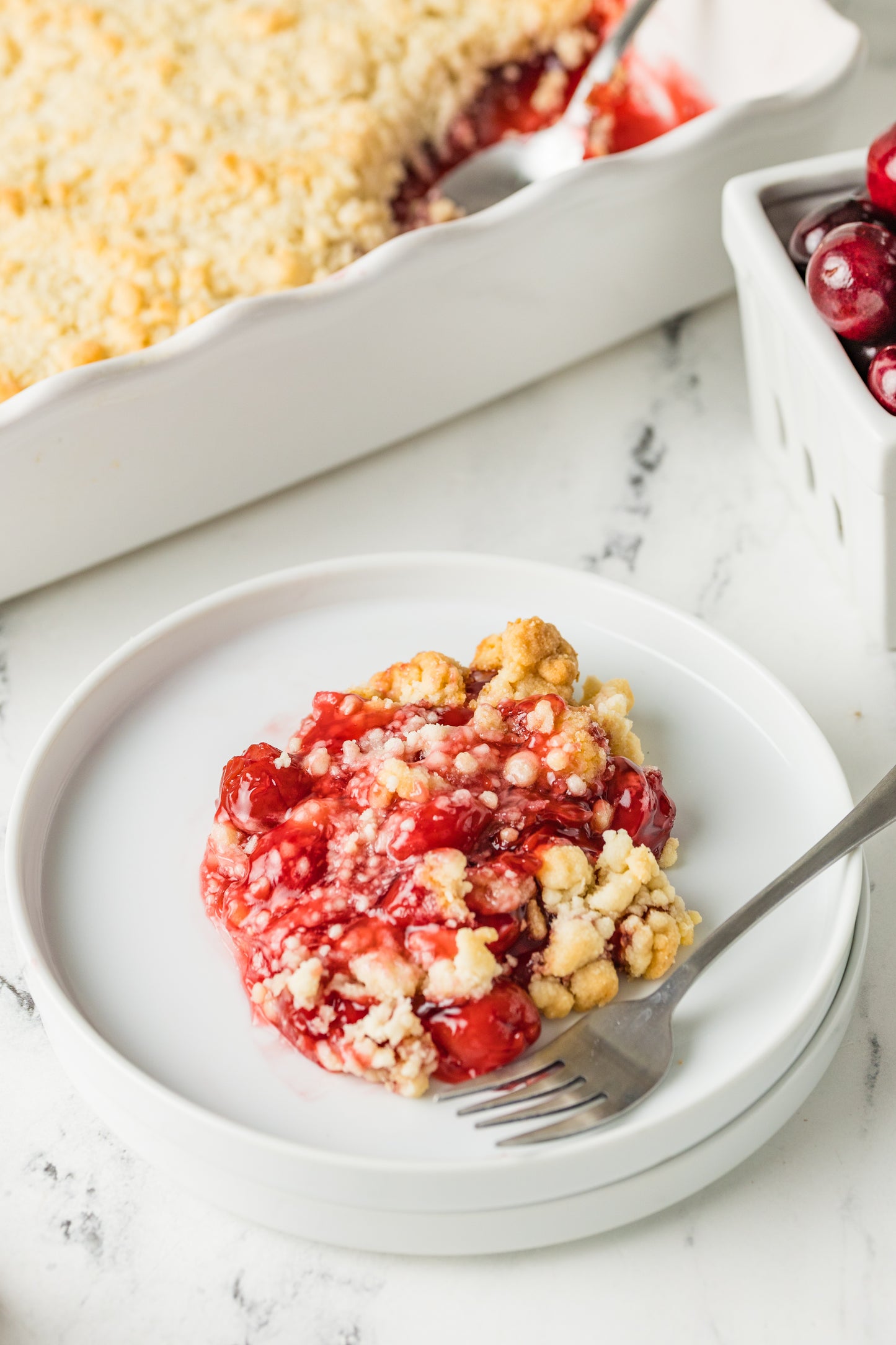 Cherry Cobbler (with a Cake Mix)