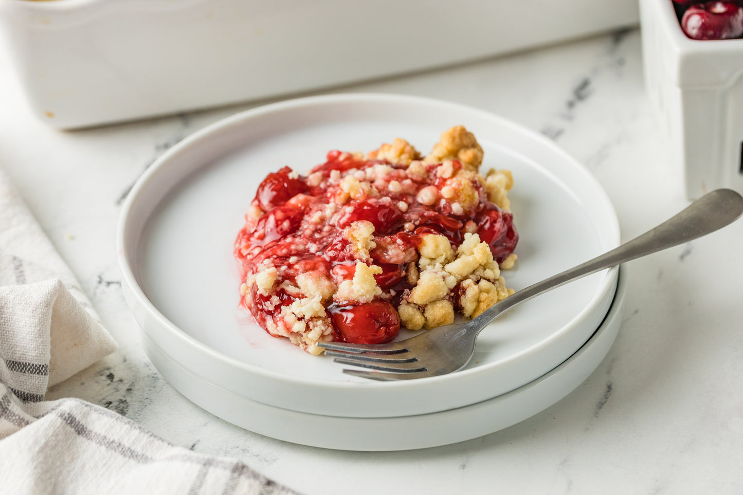 Cherry Cobbler (with a Cake Mix)