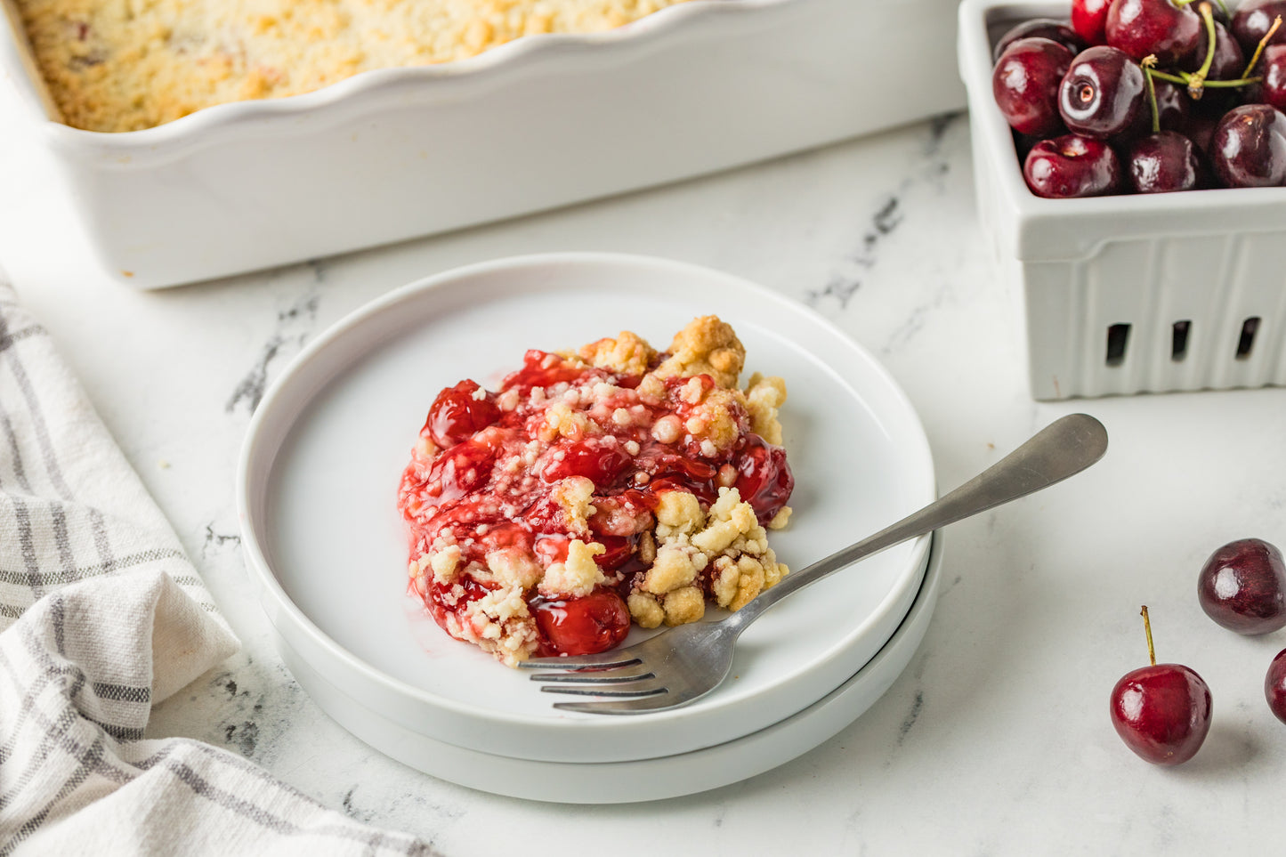 Cherry Cobbler (with a Cake Mix)