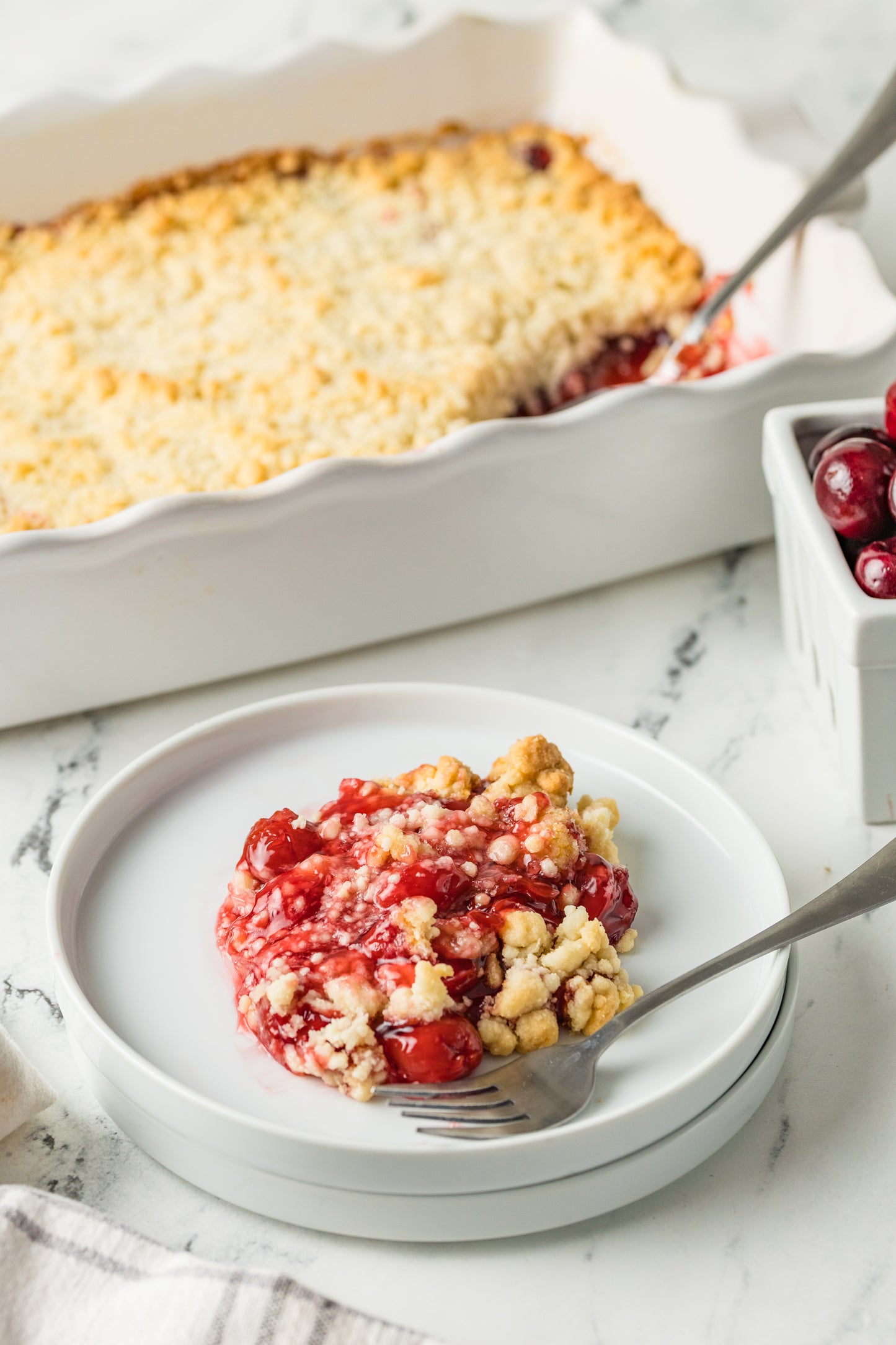 Cherry Cobbler (with a Cake Mix)