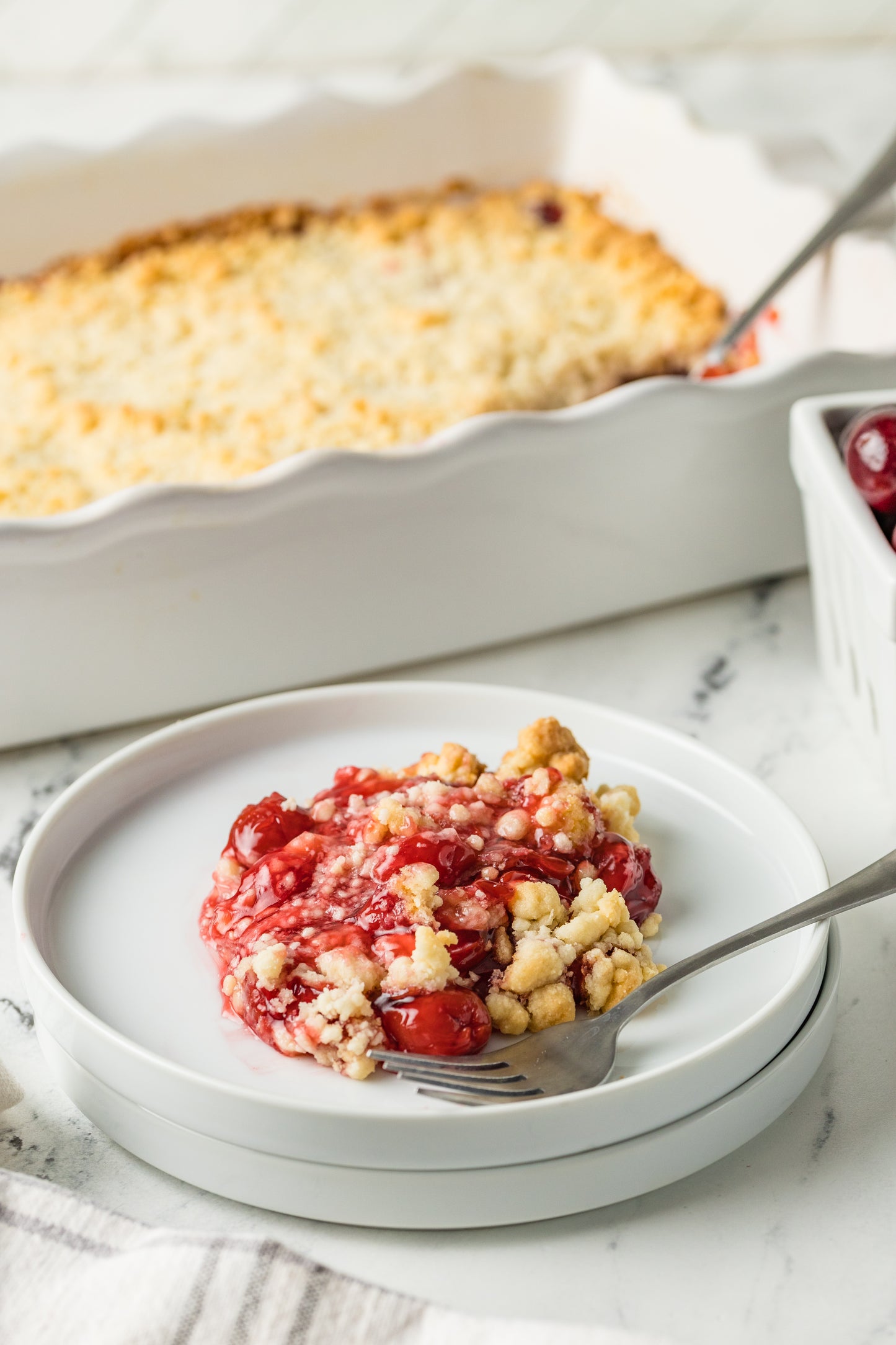 Cherry Cobbler (with a Cake Mix)