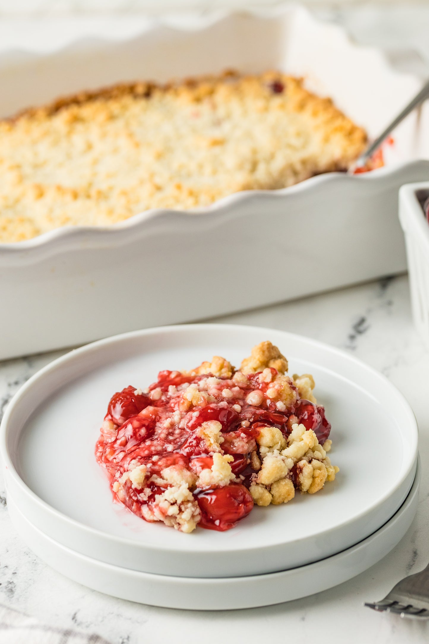 Cherry Cobbler (with a Cake Mix)