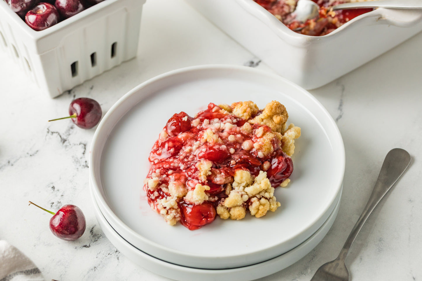 Cherry Cobbler (with a Cake Mix)