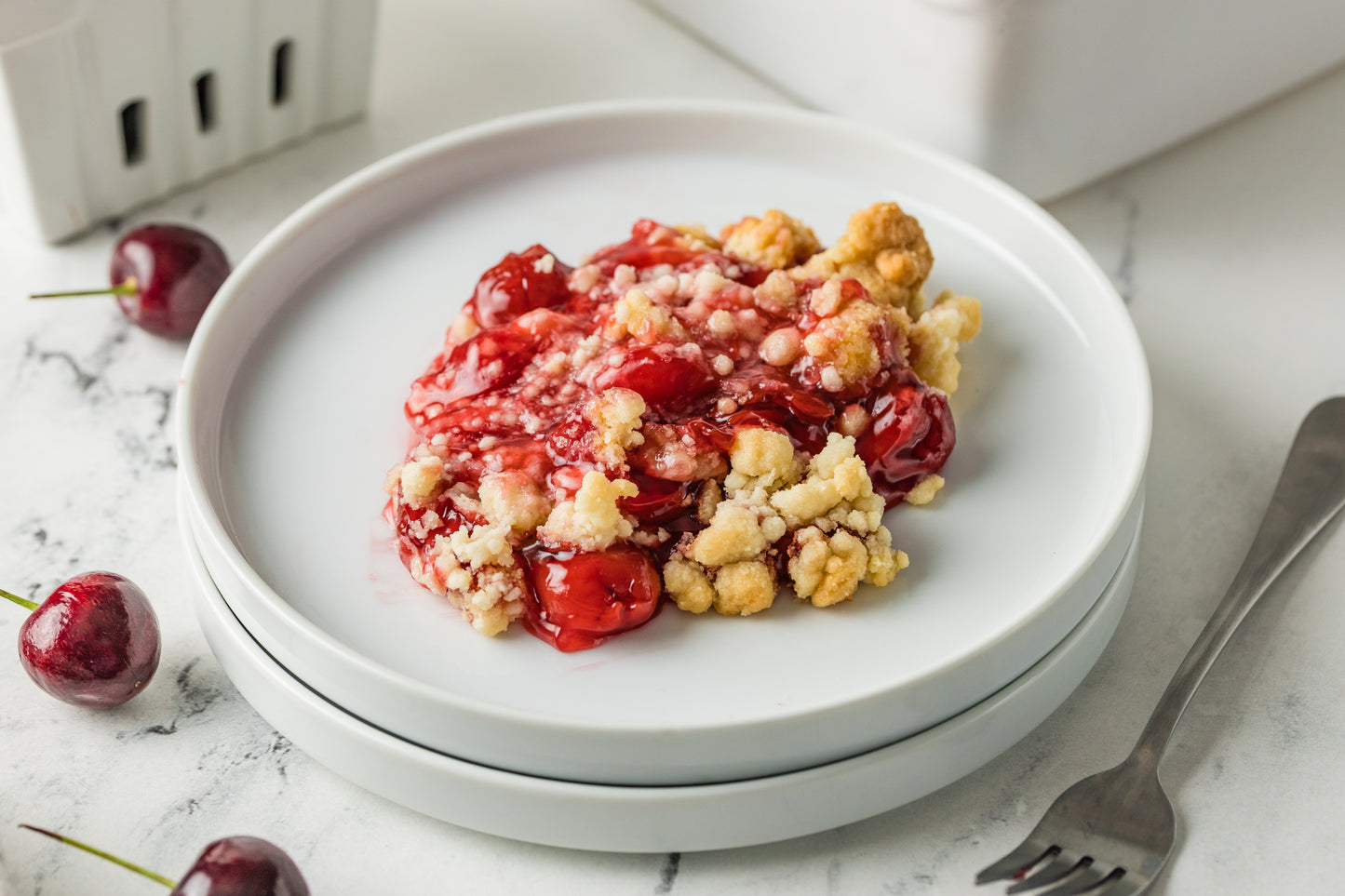 Cherry Cobbler (with a Cake Mix)