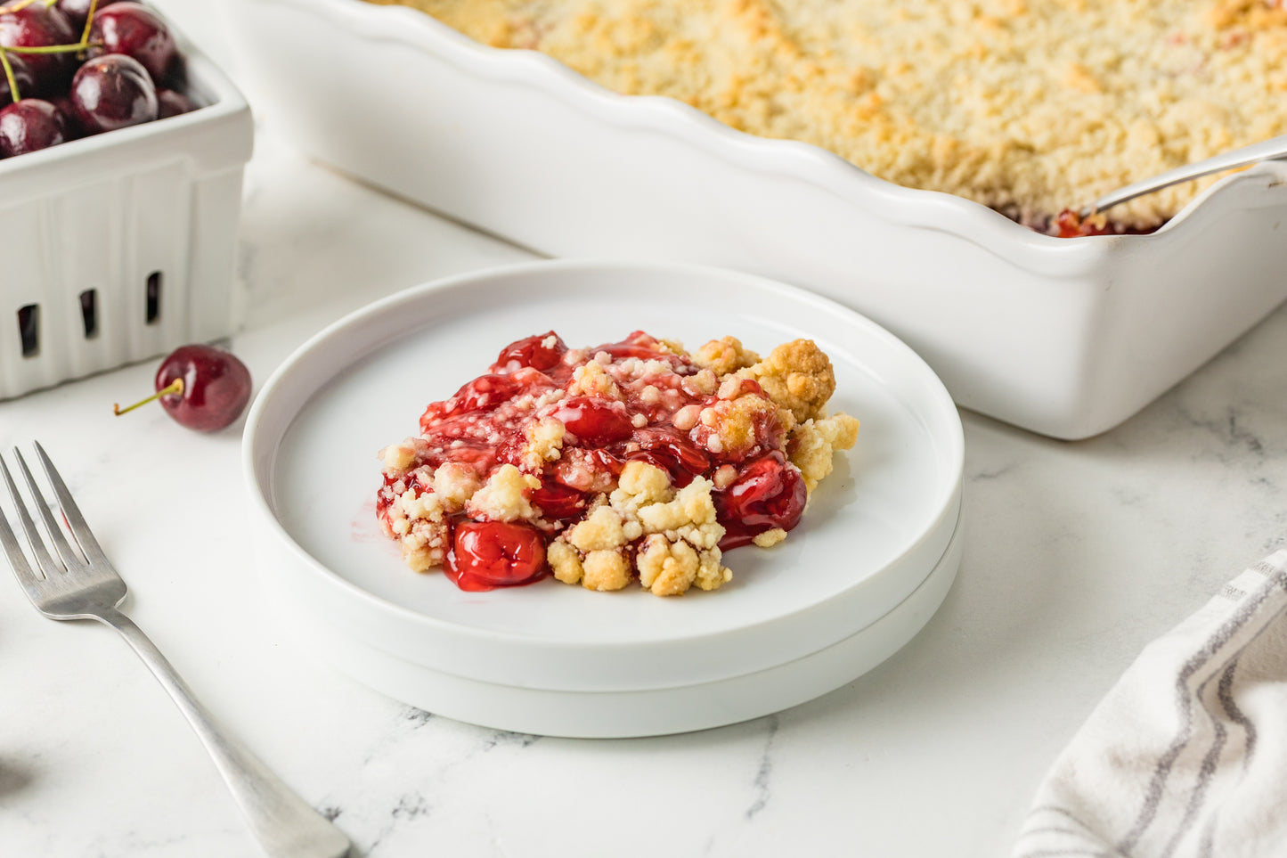 Cherry Cobbler (with a Cake Mix)
