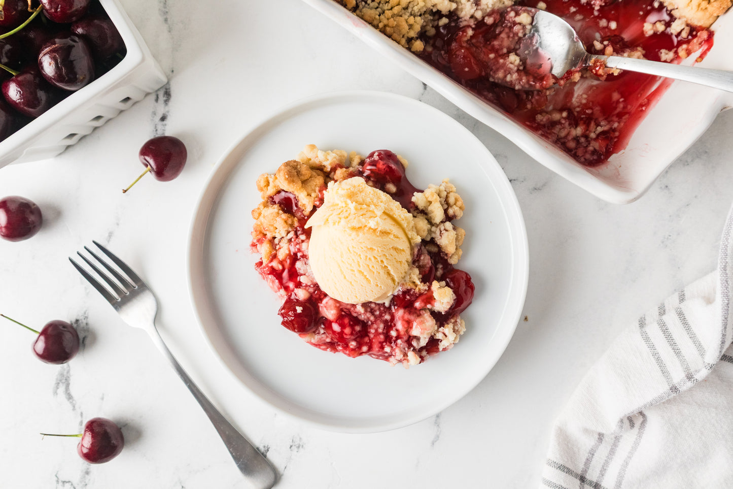 Cherry Cobbler (with a Cake Mix)