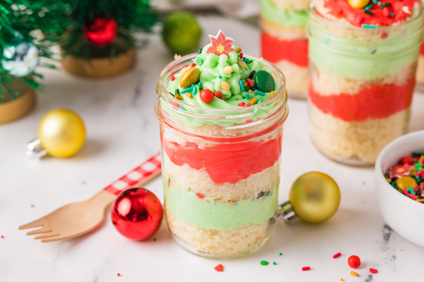 Christmas Cake in a Jar -Semi Exclusive