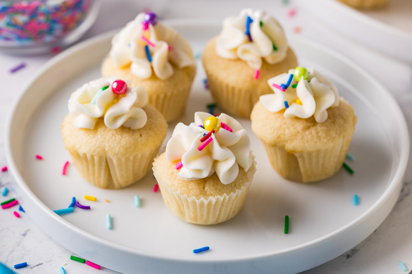 Mini Vanilla Cupcakes-Exclusive