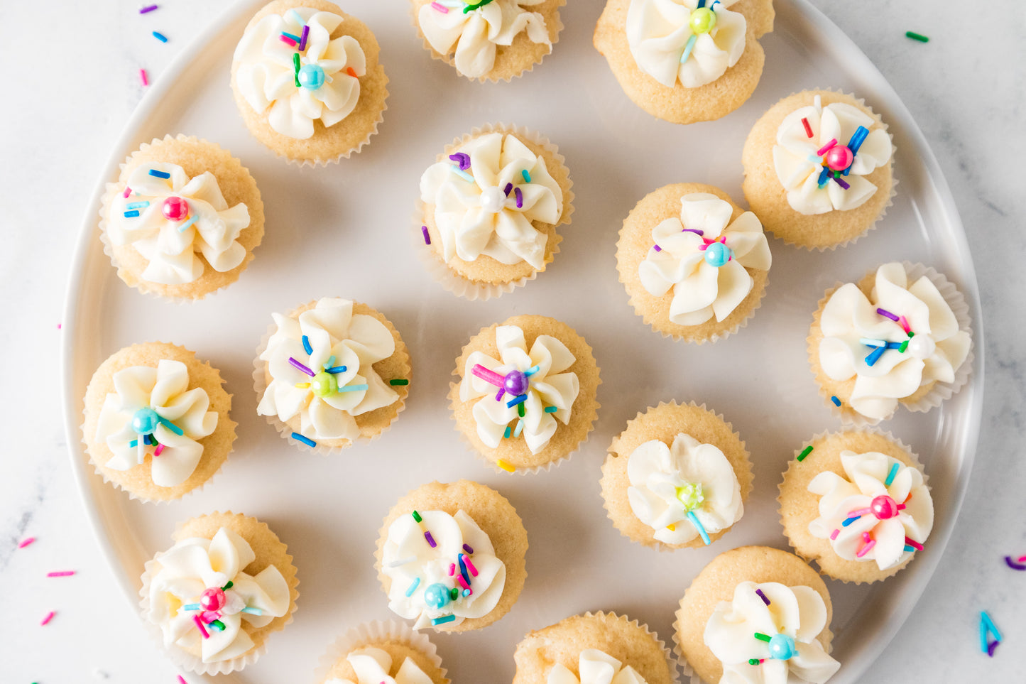 Mini Vanilla Cupcakes-Exclusive