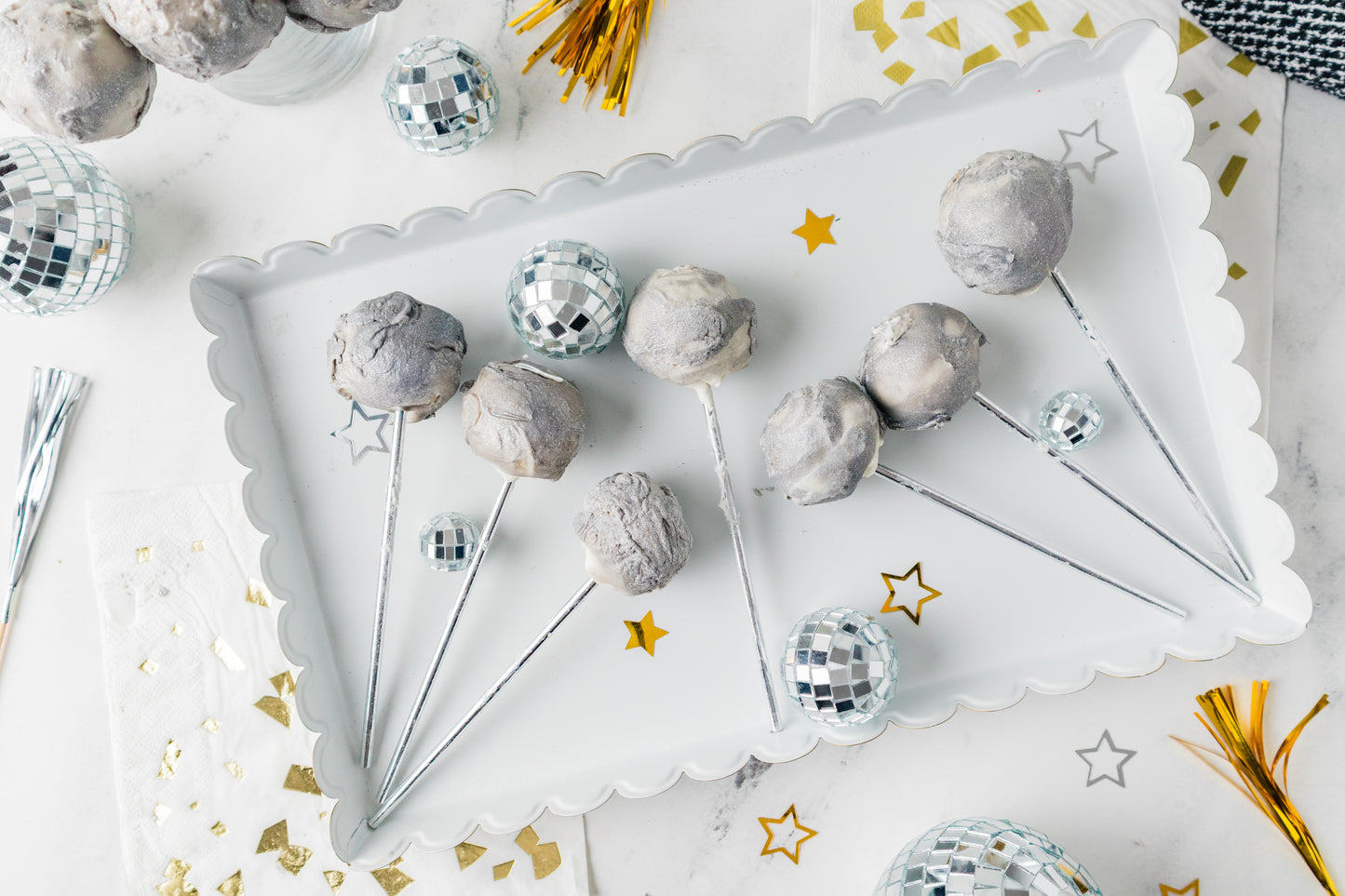 New Year's Cake Pops-Semi-Exclusive