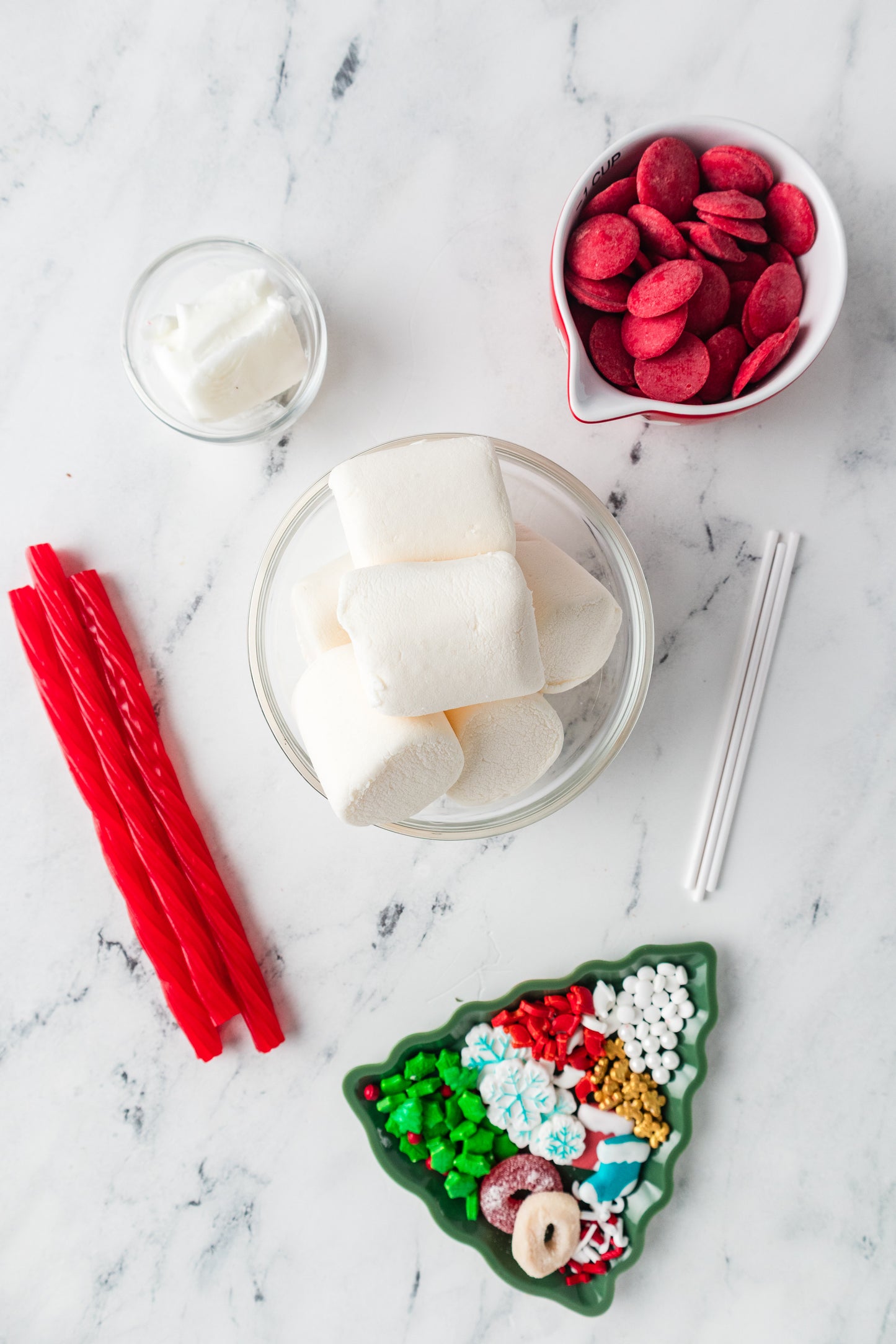 Chocolate Covered Marshmallow Santa Bags- Exclusive