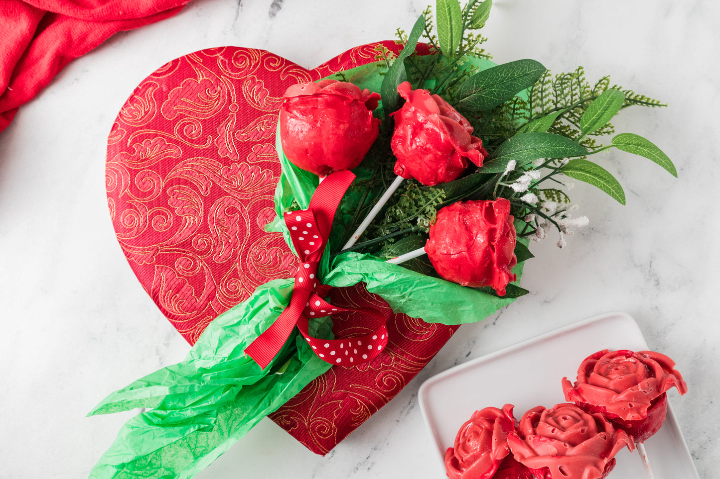 Valentine's Roses Cake Pop-Semi Exclusive