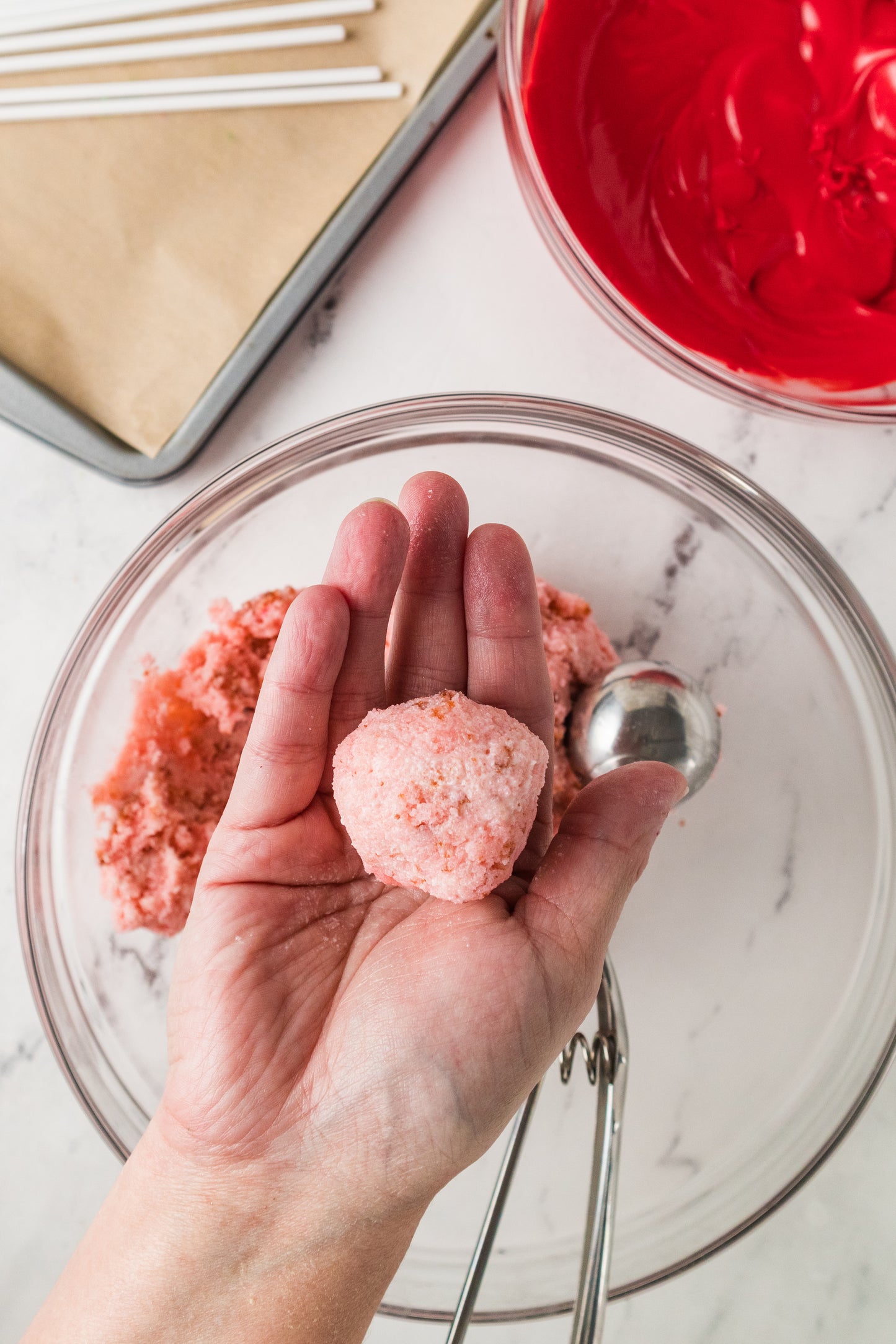 Valentine's Roses Cake Pop-Semi Exclusive