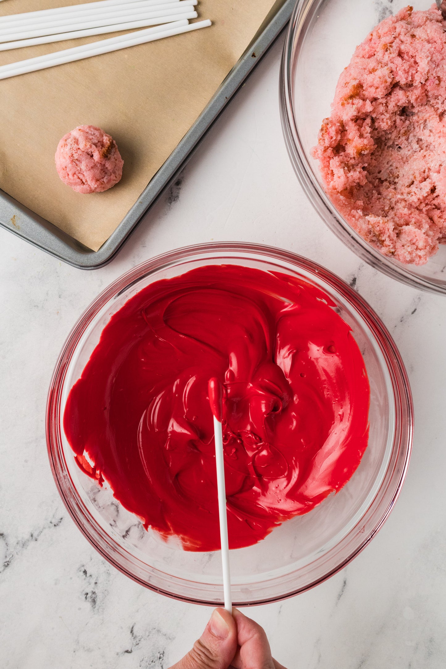 Valentine's Roses Cake Pop-Semi Exclusive